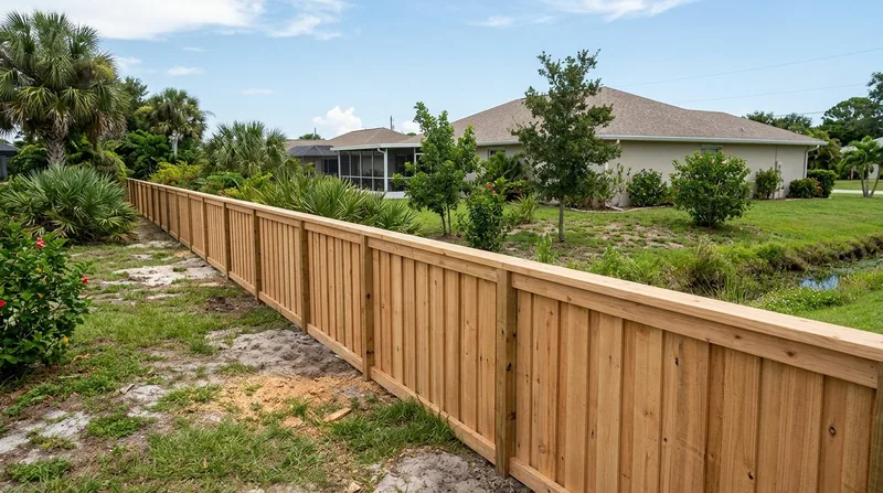 Wood & Privacy Fence Installation Port St. Lucie